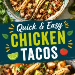 Chicken Tacos: The Ultimate Juicy Chicken Tacos Recipe With Homemade Sauce