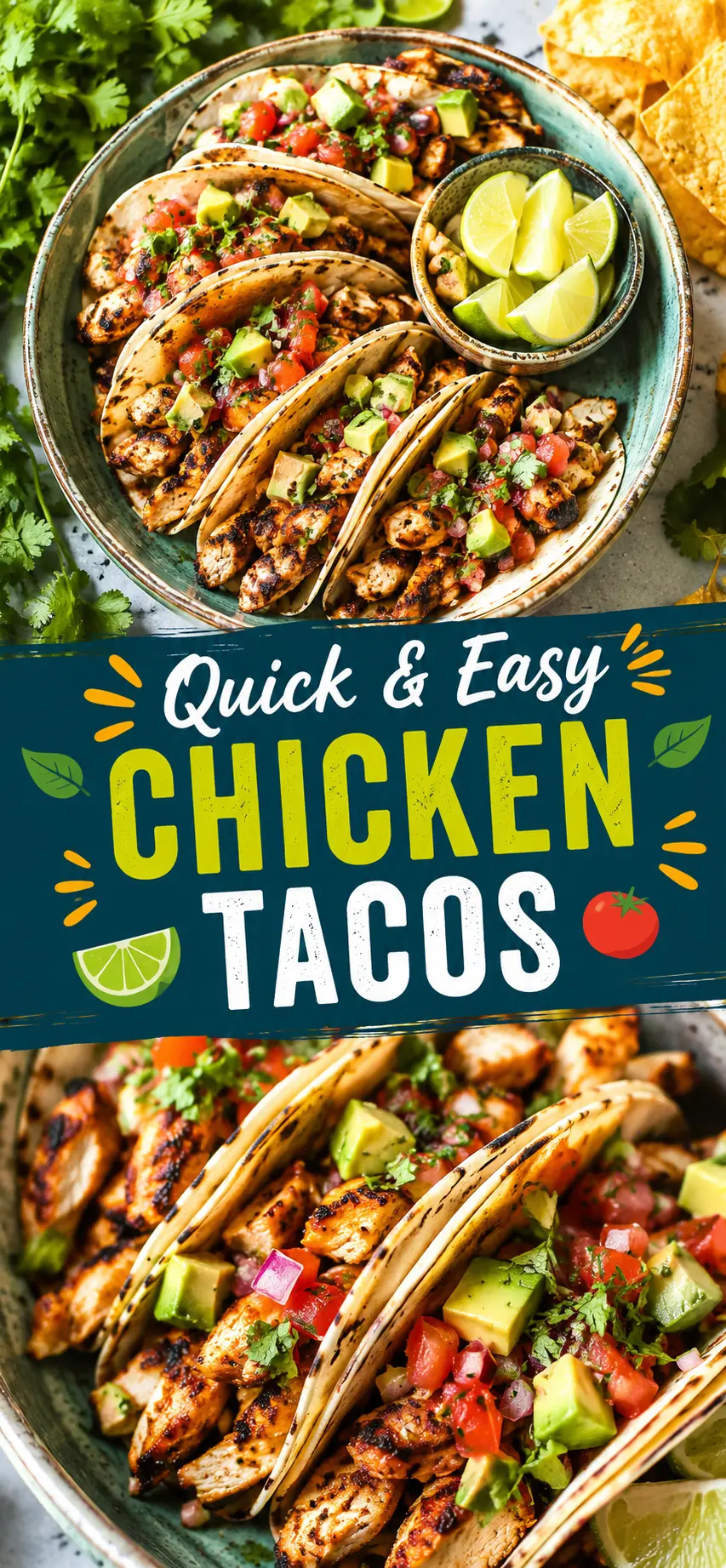 Chicken tacos Chicken Tacos: The Ultimate Juicy Chicken Tacos Recipe With Homemade Sauce