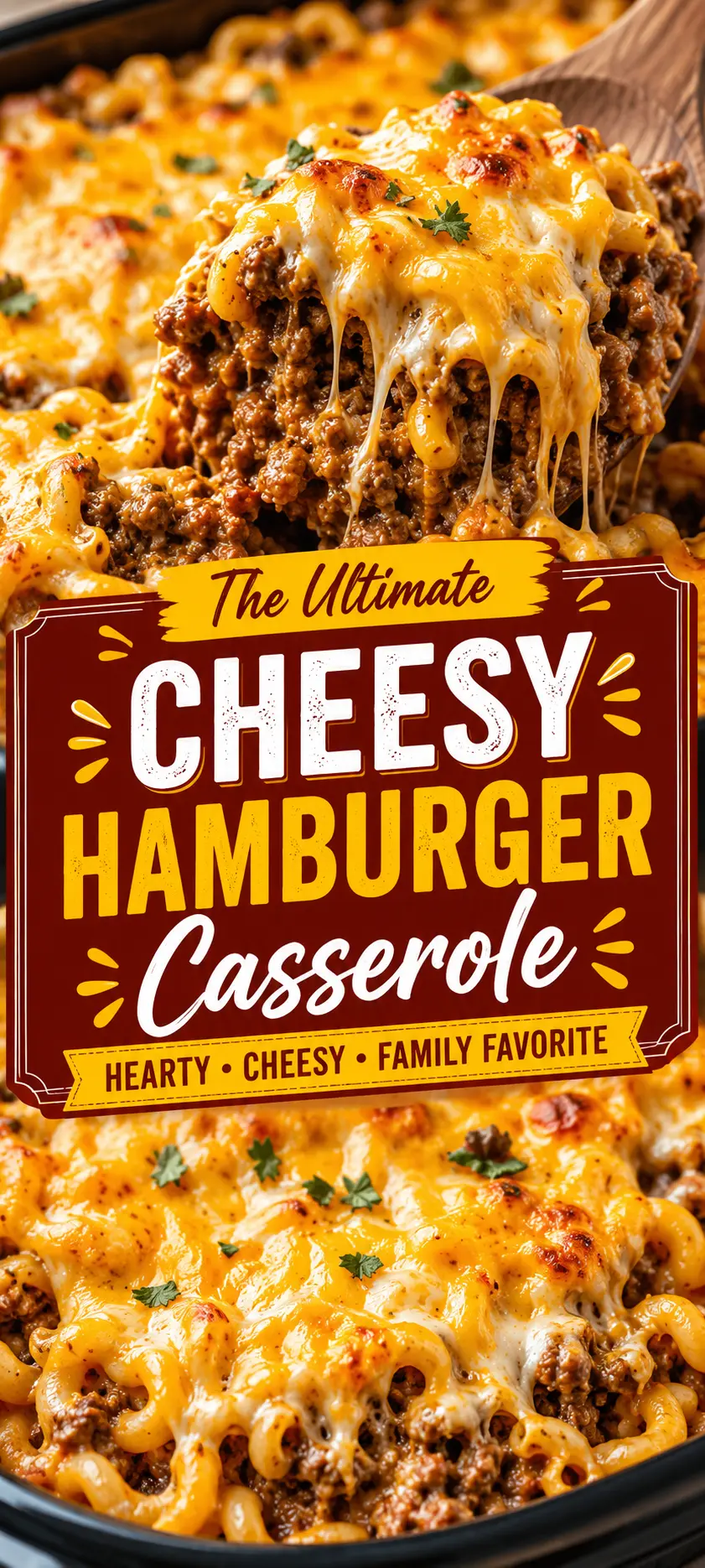 Hamburger Casserole: The Ultimate Easy Cheeseburger-Inspired Family Dinnerv