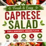 Caprese Salad Recipe – Fresh, Easy, and Flavorful Italian Classic