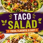 Taco Salad Recipe – A Fresh, Flavor-Packed Family Favorite You’ll Love
