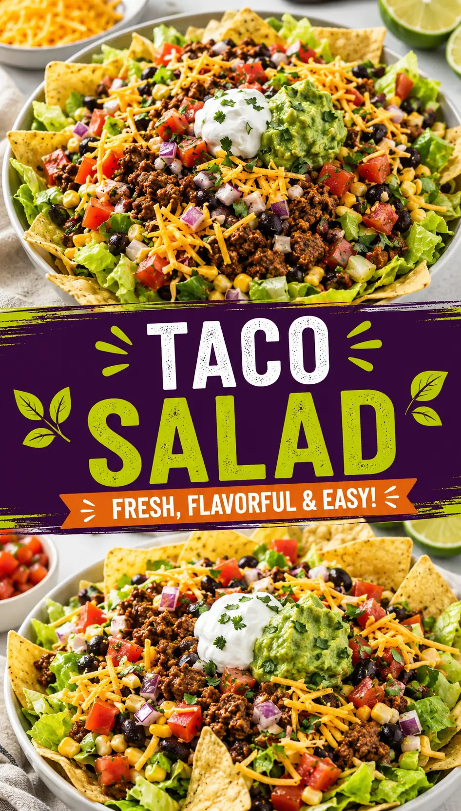 Taco Salad Recipe – A Fresh, Flavor-Packed Family Favorite You’ll Love