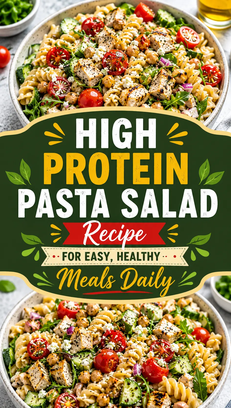 High Protein Pasta Salad – The Best Healthy, Flavor-Packed Meal Prep Recipe