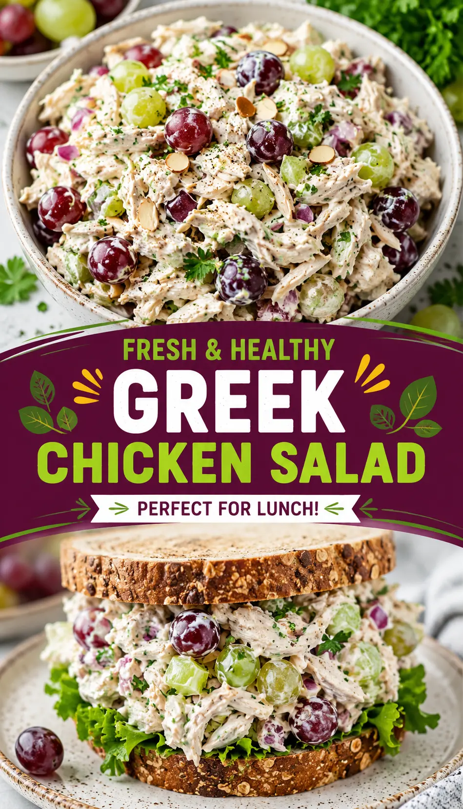 Greek Yogurt Chicken Salad: A Healthy, High-Protein Lunch You'll Love