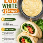 Breakfast with Egg White Wraps: A Healthy High-Protein Morning Meal