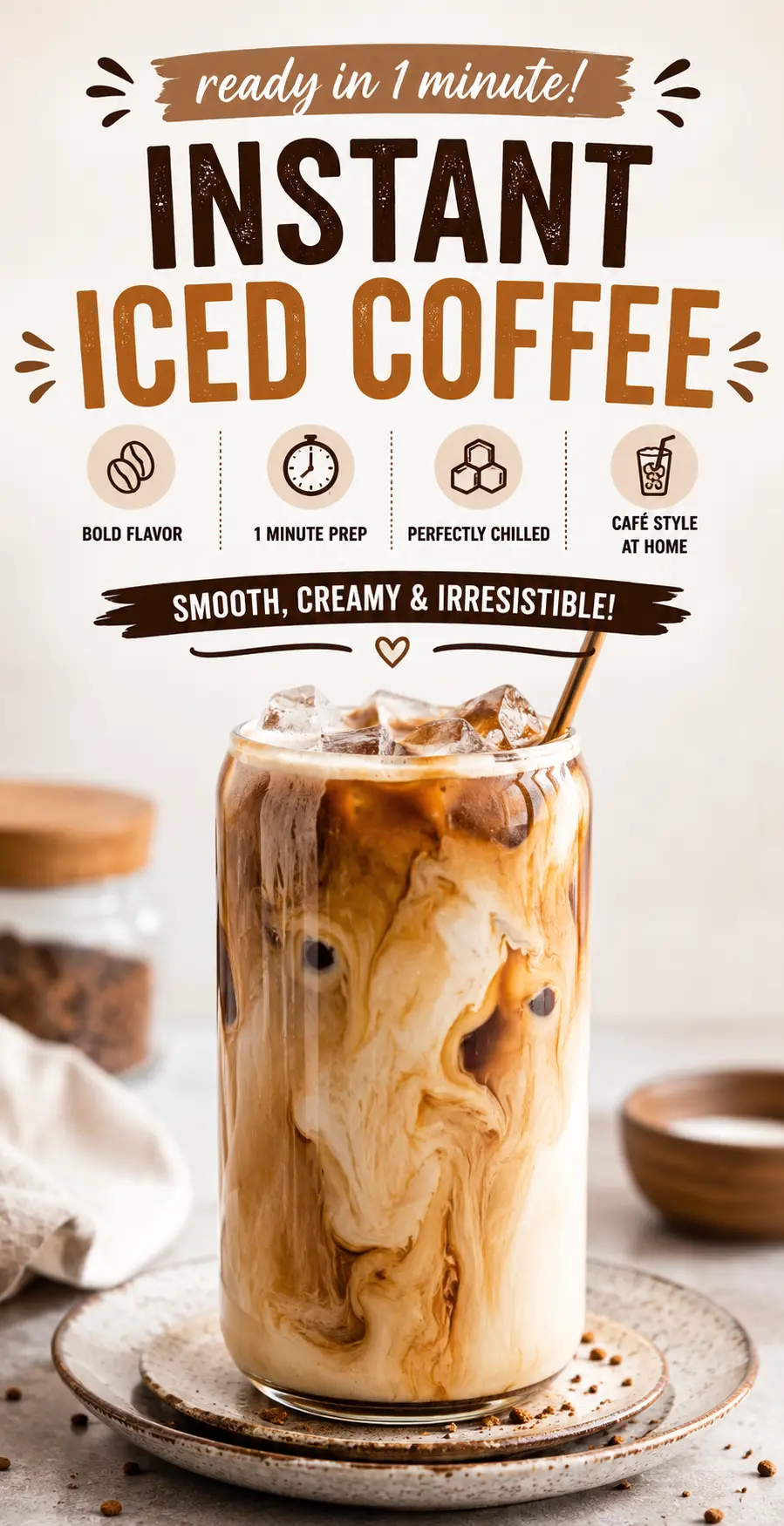 Instant Coffee Iced Coffee Recipe: The Easiest Homemade Iced Coffee