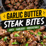 Garlic Butter Steak Bites – The Best Juicy Skillet Steak Recipe
