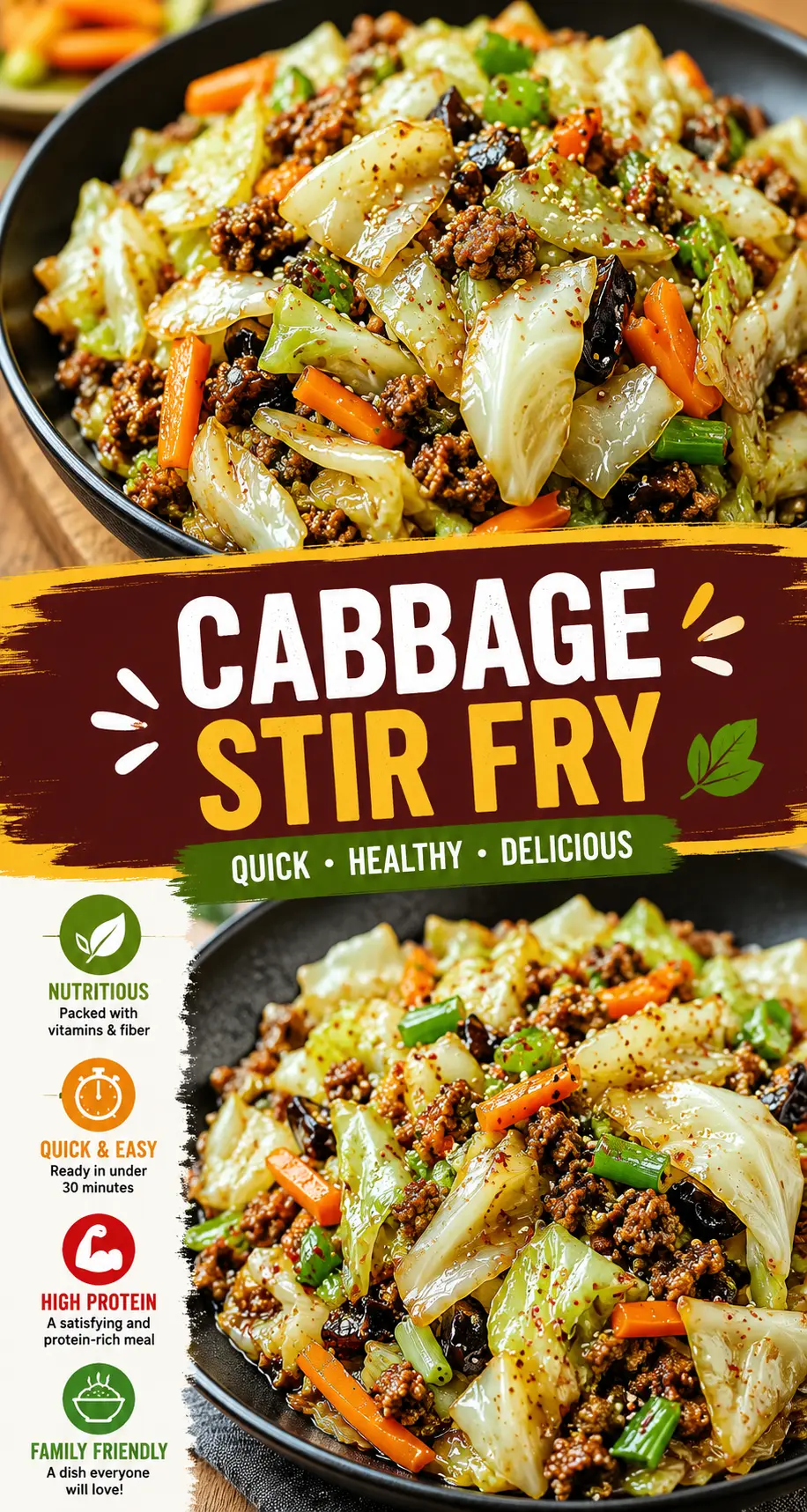 Cabbage Stir Fry – The Best 15-Minute Healthy Side Dish