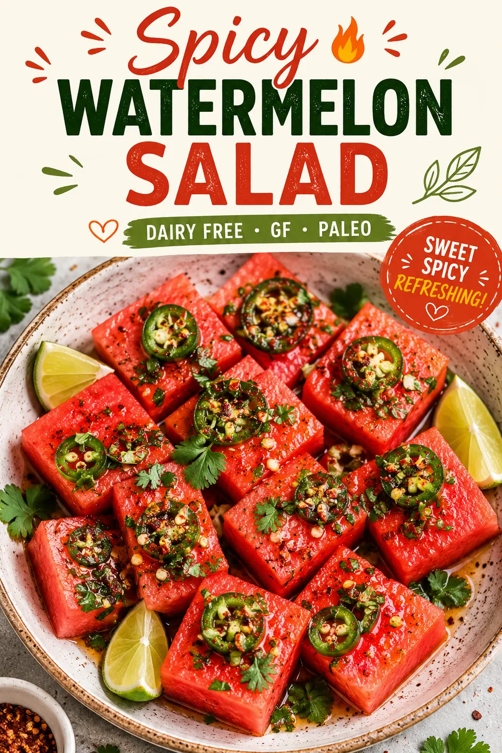 Spicy Watermelon Salad: A Refreshing Sweet and Spicy Summer Recipe