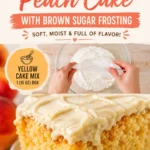 Peach Cake – The Best Easy Homemade Peach Cake Recipe