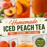 Peach Iced Tea – The Best Homemade Peach Iced Tea Recipe