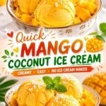 Mango Coconut Ice Cream That Tastes Like a Tropical Vacation