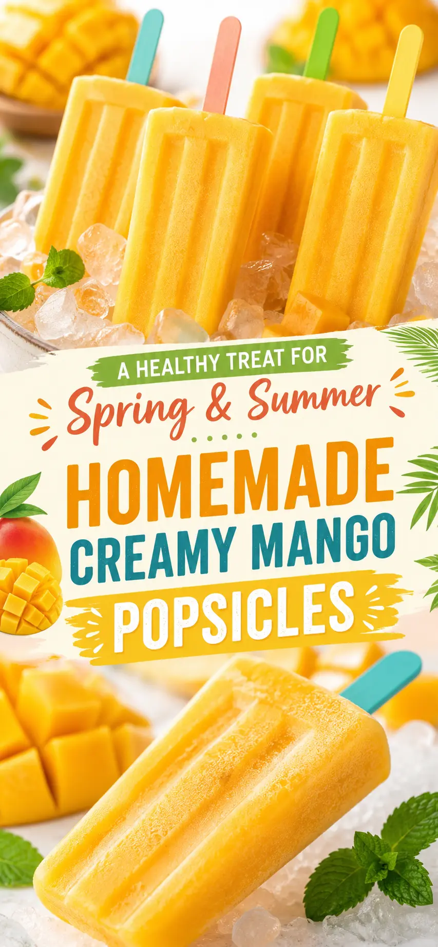 Coconut Mango Popsicles That Taste Like Summer in Every Bite
