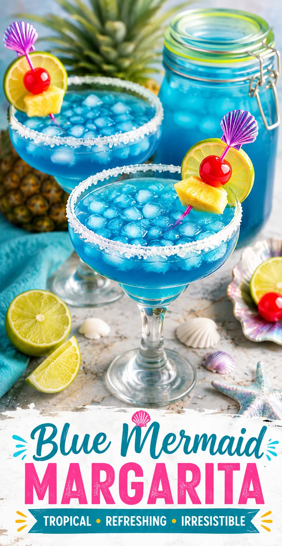 Frozen Blue Margarita: