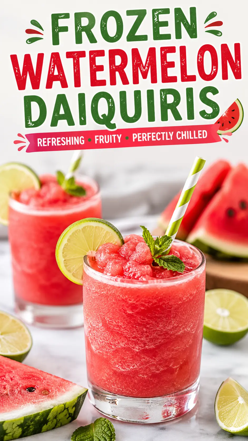 Frozen Watermelon Daiquiri: The Ultimate Refreshing Summer Cocktail
