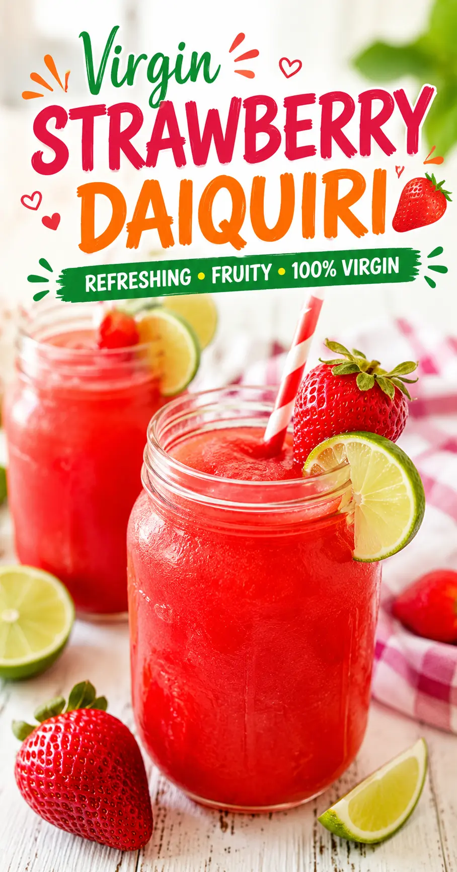 Virgin Strawberry Daiquiri: