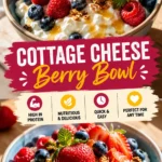 Berry Cottage Cheese Breakfast Bowl: A Fresh High-Protein Breakfast You'll Love