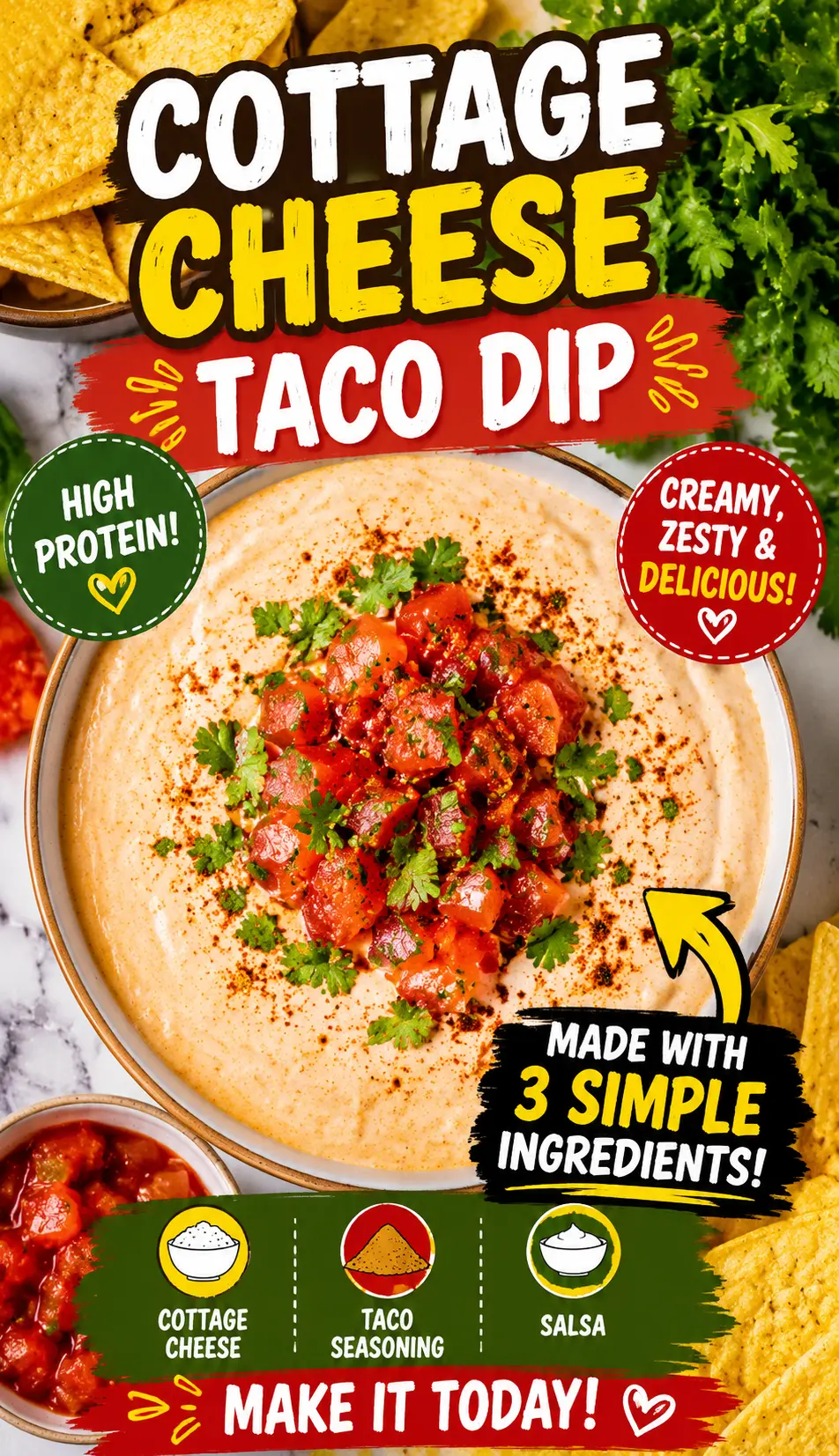 Salsa Cottage Cheese Dip: A Fresh, High-Protein Snack You'll Love