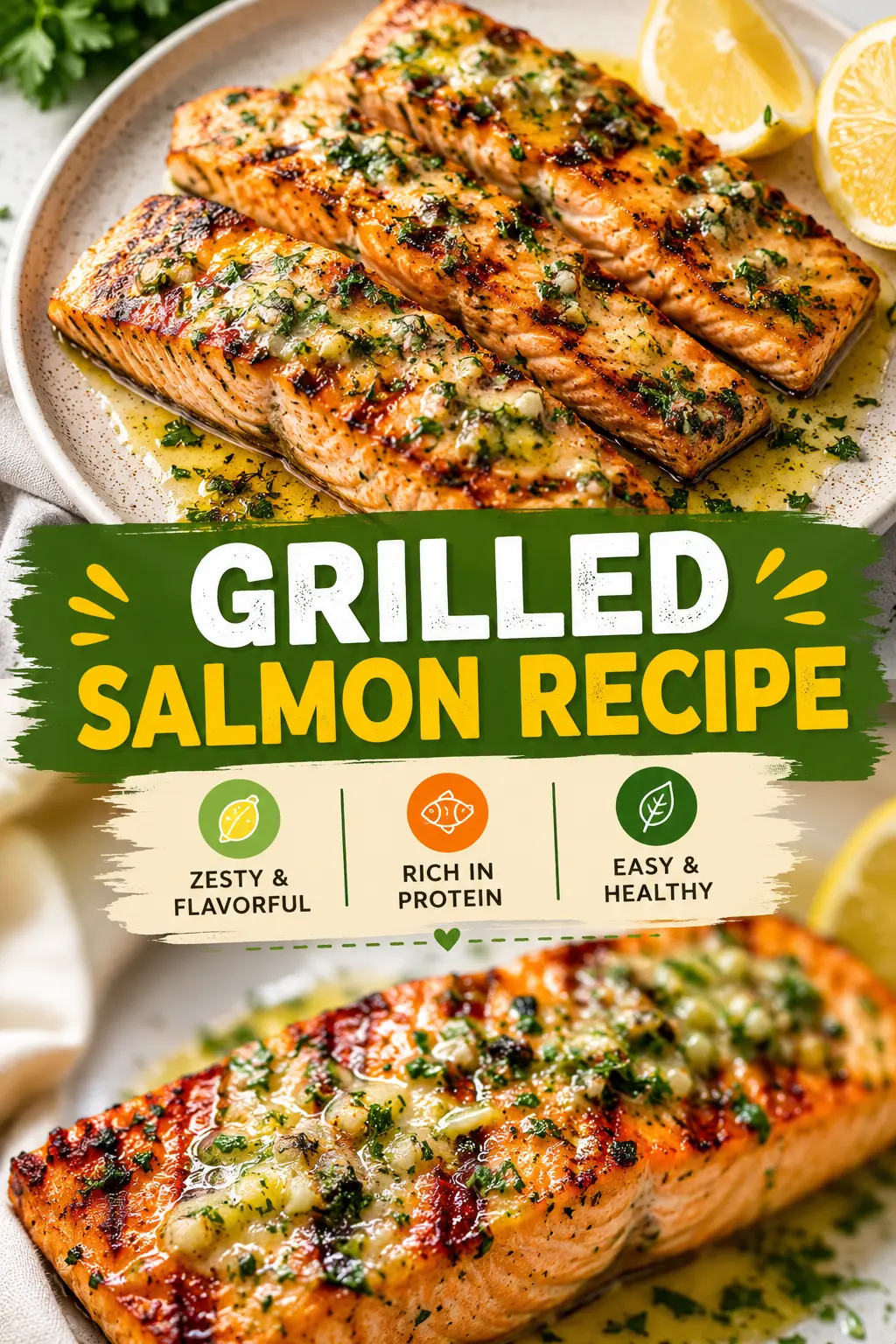 Grilled Salmon Bowls (Healthy Teriyaki Salmon Rice Bowls)