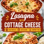Cottage Cheese Lasagna: A Creamy, High-Protein Family Dinner You'll Love