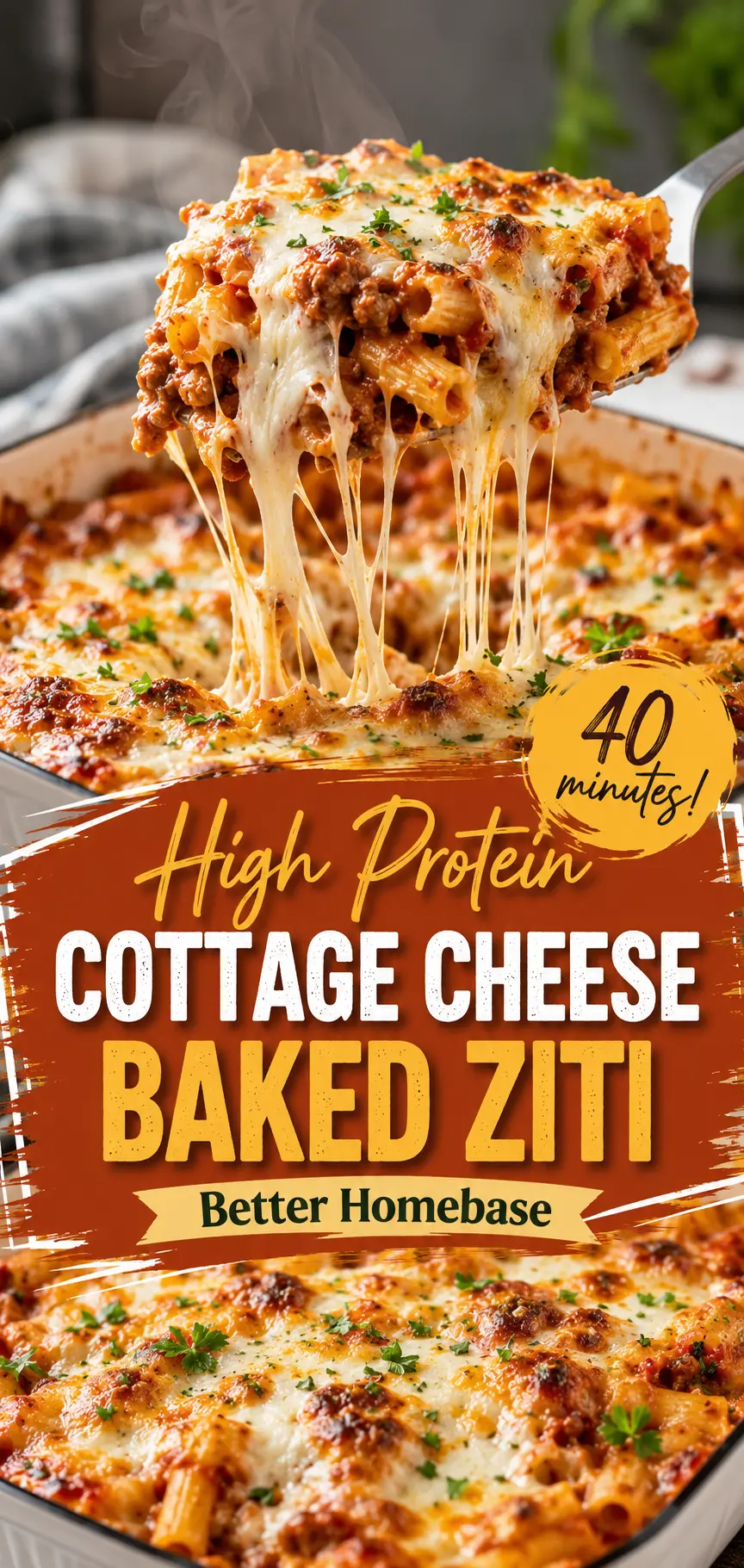 Cottage Cheese Baked Ziti: A Creamy High-Protein Pasta Bake for the Whole Family