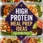 High Protein Meal Prep: The Ultimate Guide to Easy, Healthy Meals for the Week