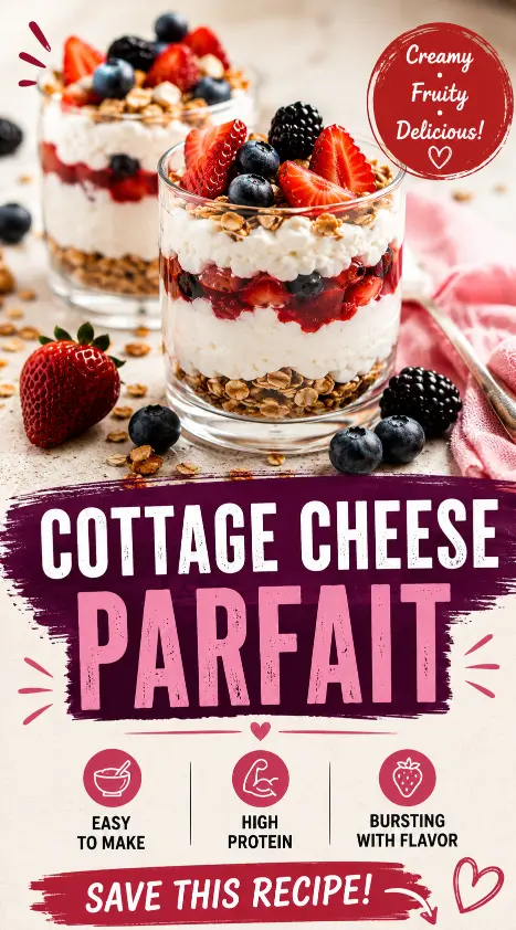Cottage Cheese Berry Parfait: A High-Protein Breakfast Ready in 5 Minutes