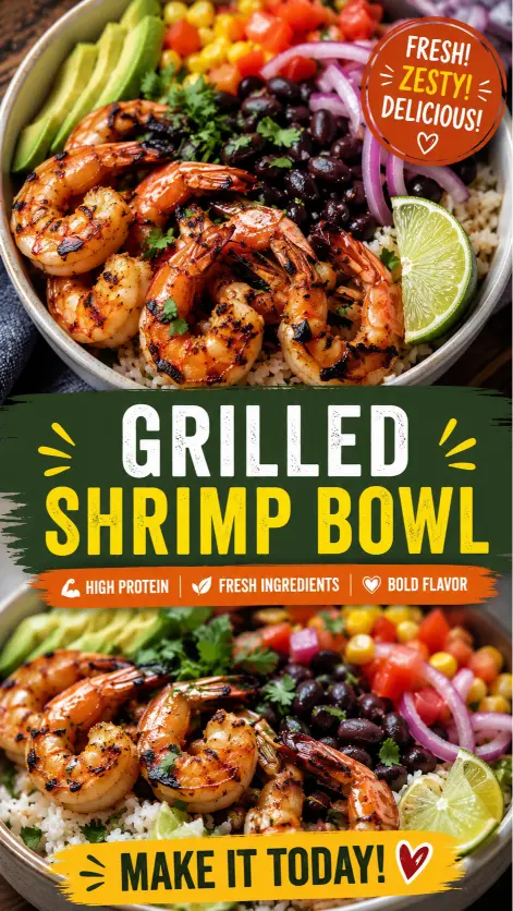 Grilled Shrimp Rice Bowl: An Easy, Flavor-Packed Meal for Busy Weeknights