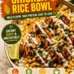 Street Corn Chicken Rice Bowl: The Ultimate High-Protein Weeknight Dinner