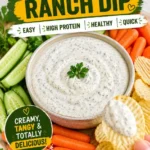 Cottage Cheese Ranch Dip: The Creamiest High-Protein Dip in Just 5 Minutes