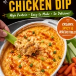 Cottage Cheese Buffalo Chicken Dip: A Creamy High-Protein Party Favorite