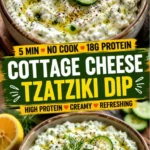 Cottage Cheese Tzatziki: The Creamy High-Protein Greek Dip You'll Make Again and Again