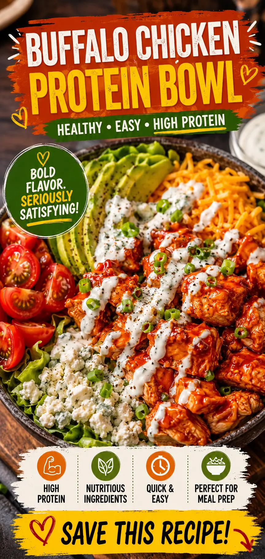 Buffalo Chicken Rice Bowl: The Ultimate High-Protein Meal Prep Recipe