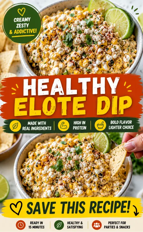 Cottage Cheese Elote Dip: A Creamy High-Protein Mexican Street Corn Favorite