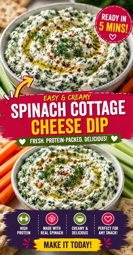 Cottage Cheese Spinach Dip Recipes: A Creamy, High-Protein Appetizer You'll Make Again