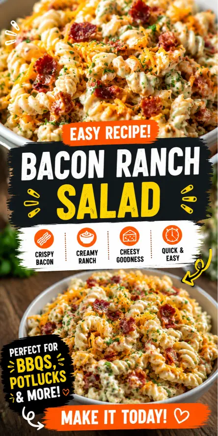 Chicken Bacon Ranch Pasta Salad: The Ultimate Creamy Make-Ahead Summer Recipe