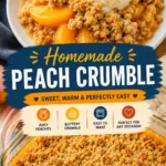 peach crumble