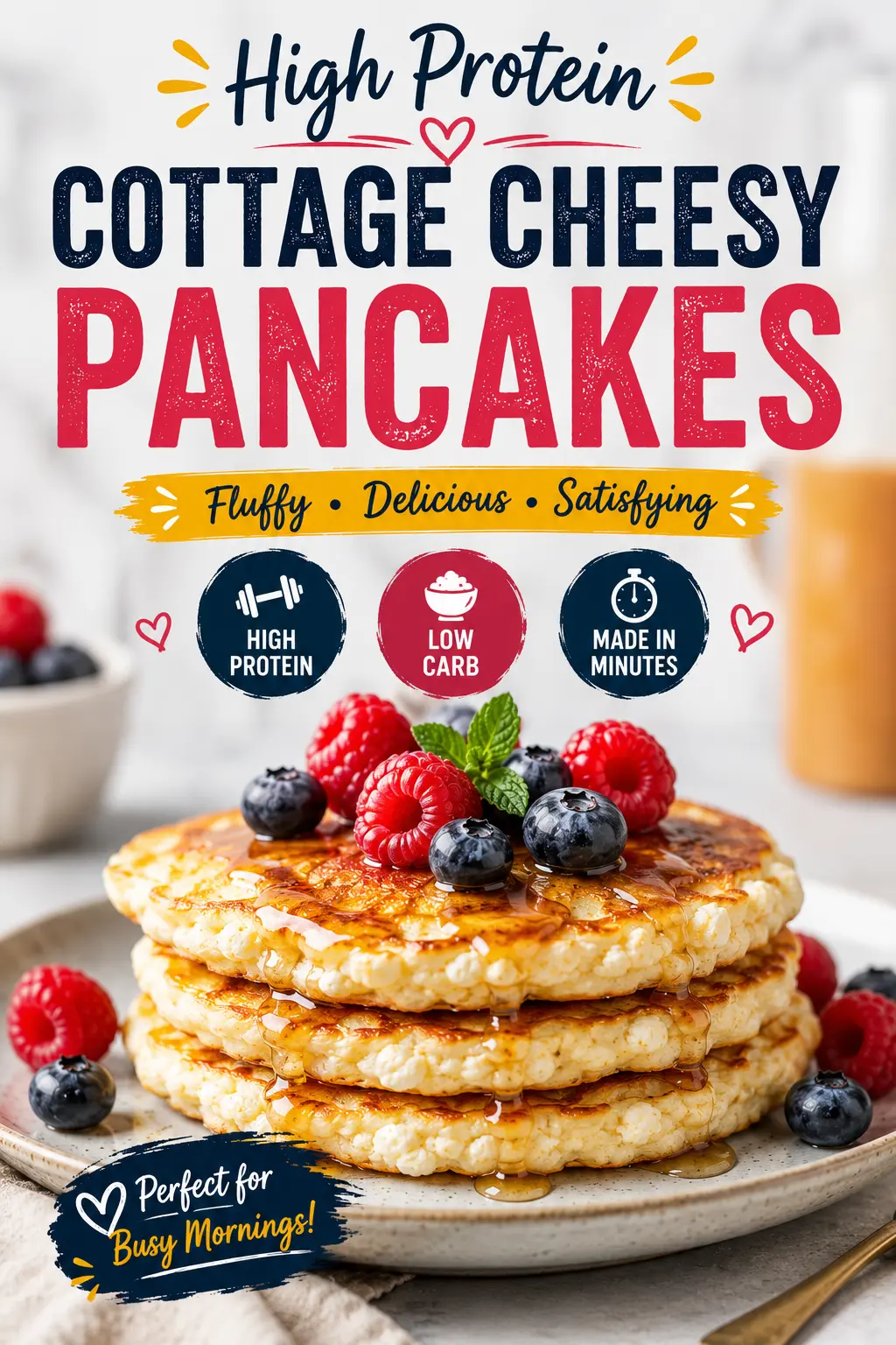 Cottage Cheese Protein Pancakes: The Easy High-Protein Breakfast You'll Love