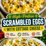 Cottage Cheese Scrambled Eggs: The Creamiest High-Protein Breakfast