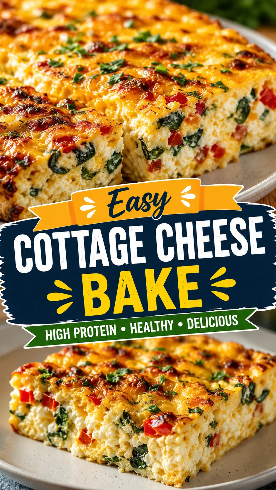 Cottage Cheese Egg Bake Cottage Cheese Egg Bake