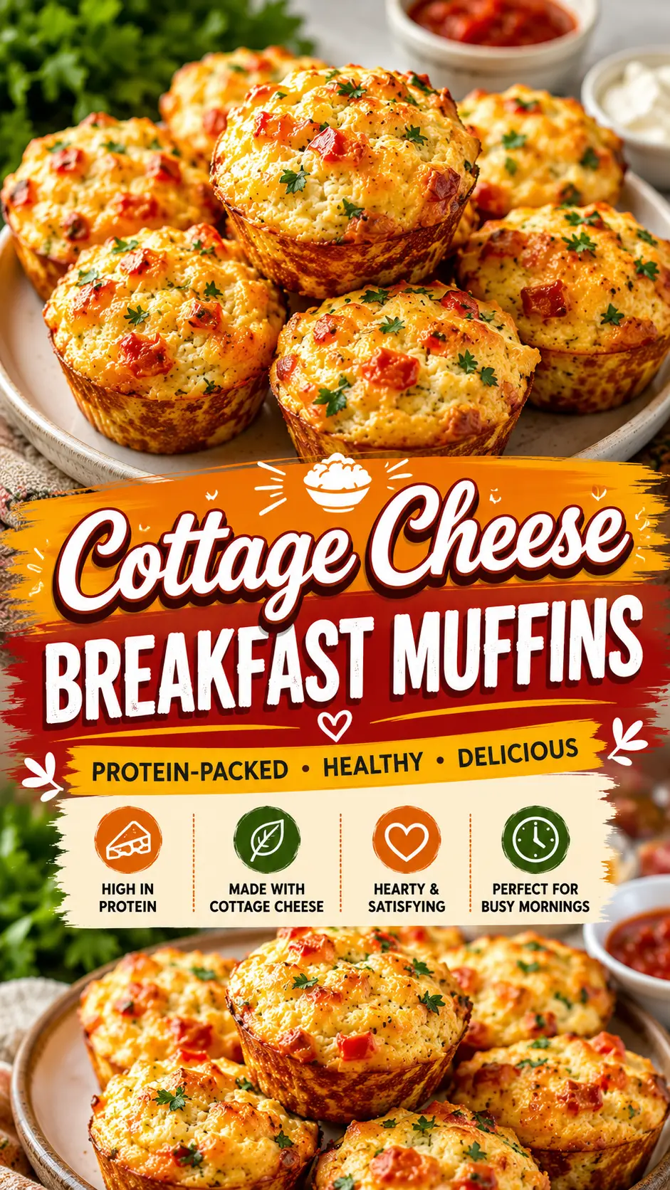 Cottage Cheese Breakfast Muffins: Easy High-Protein Meal Prep Muffins