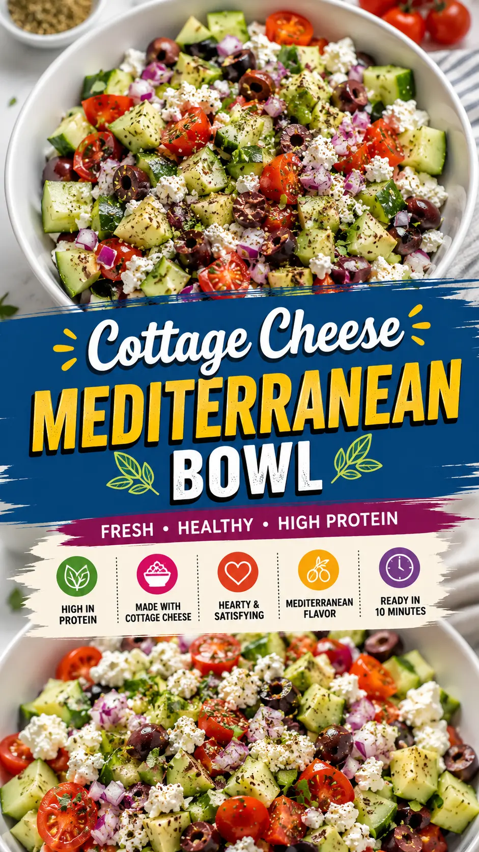 Cottage Cheese Buffalo Chicken Bowl Cottage Cheese Buffalo Chicken Bowl: A Spicy High-Protein Meal Ready in 10 Minutes