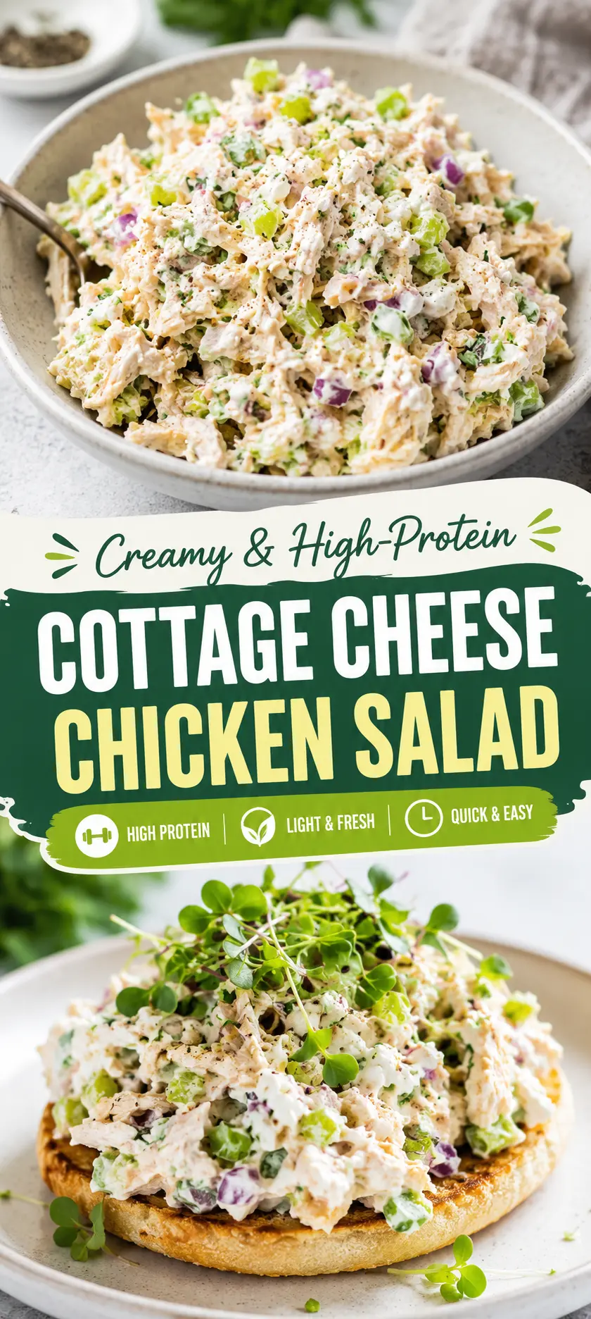 Cottage Cheese Chicken Salad: A Creamy High-Protein Lunch You'll Make Again