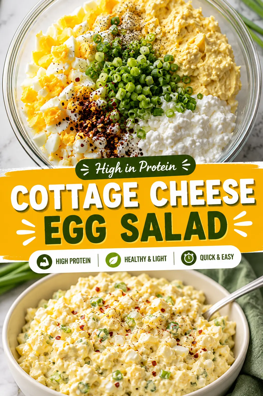 Cottage Cheese Egg Salad Cottage Cheese Egg Salad: A Creamy High-Protein Twist on a Classic Favorite